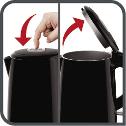 Tefal KO2618 Kettle Safe Tea Black 1L