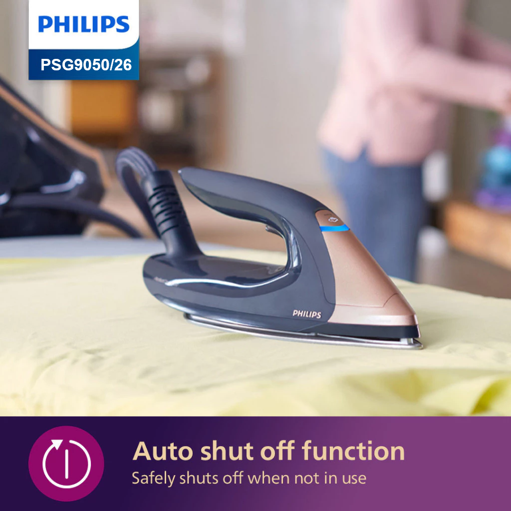 FREE Ironing Board + Philips PSG9050/26 | PSG9050 Steam Generator Iron (Perfectcare) 9000 Series 1.8L - Fabric Sensing Tech, No burns guaranteed