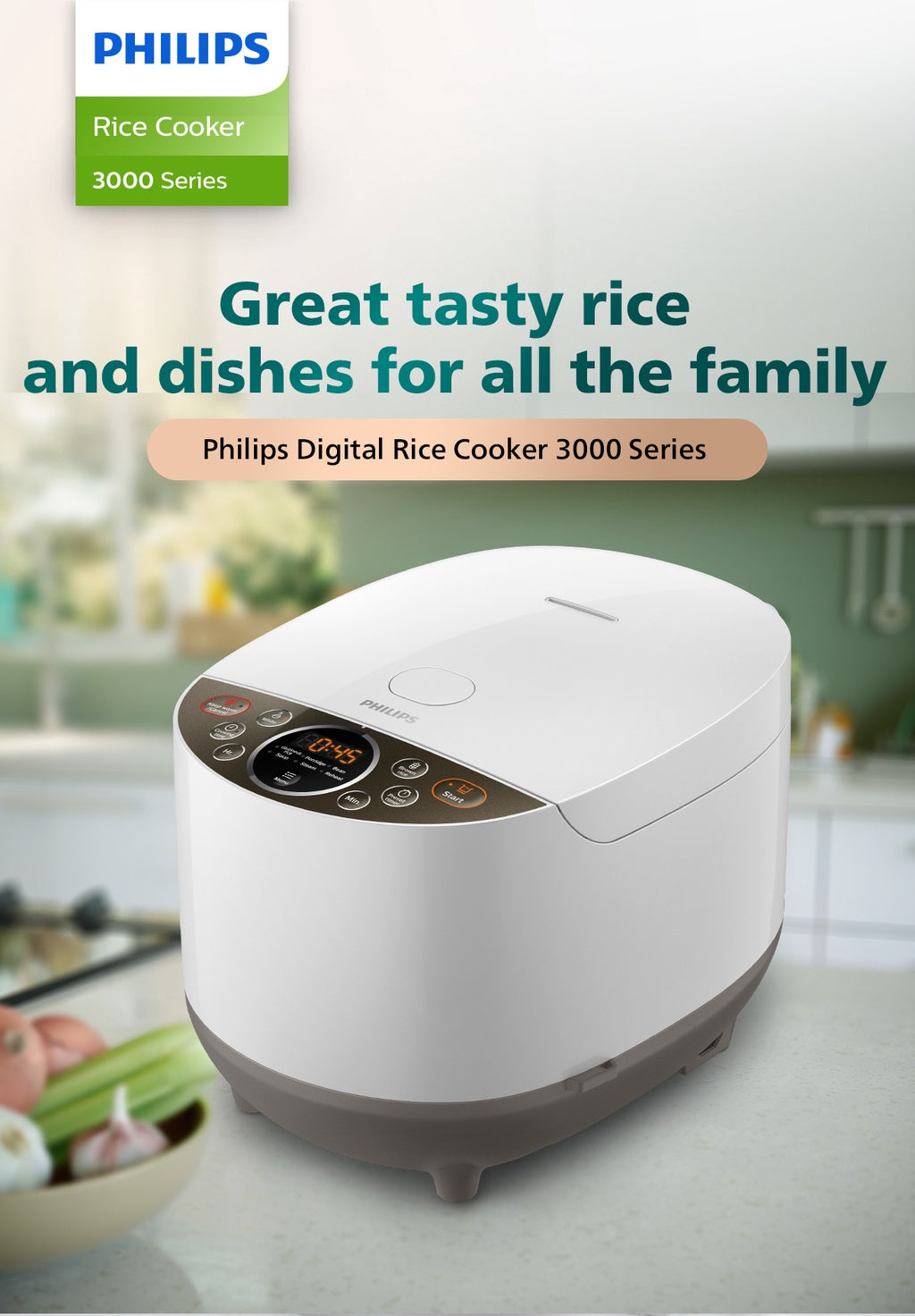 Philips HD4515/67 Digital Rice Cooker 1.8L