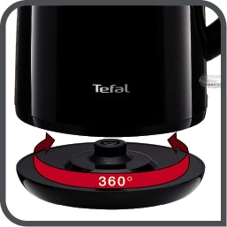 Tefal KO2618 Kettle Safe Tea Black 1L