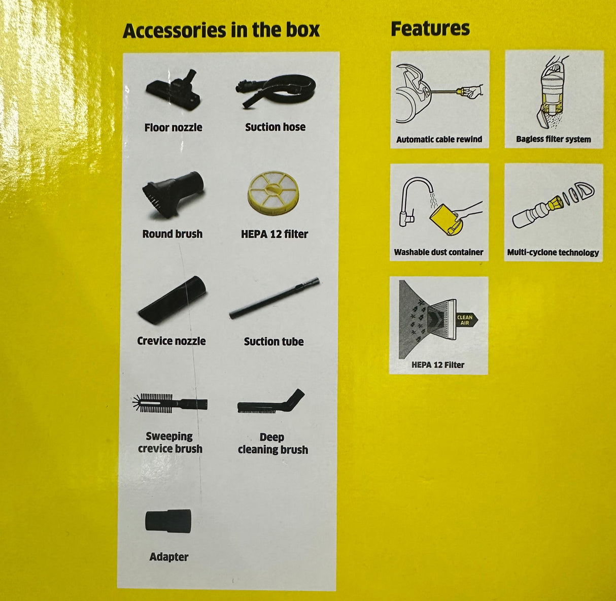 Karcher VC 3 Plus Multi-Cyclone Vacuum cleaner 1100W