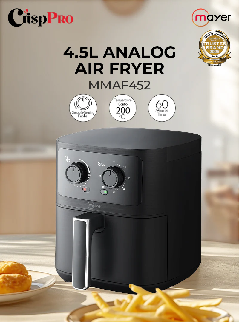 Mayer MMAF452 CrispPRO Analog Air Fryer 4.5L