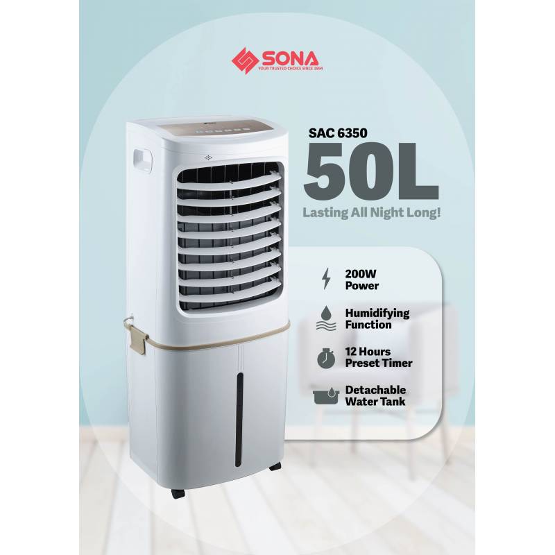 Sona SAC 6350 | SAC6350 Remote Air Cooler 50L