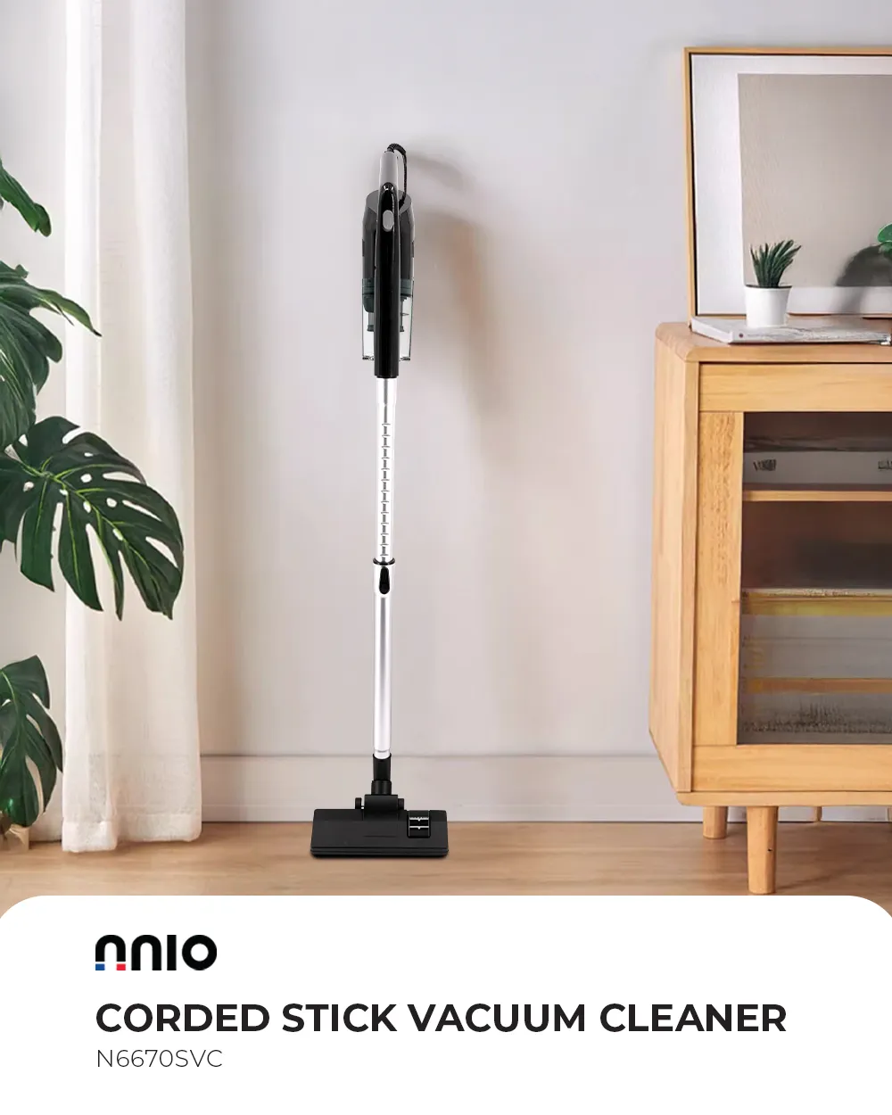 NNIO N6670SVC Corded Stick Vacuum Cleaner