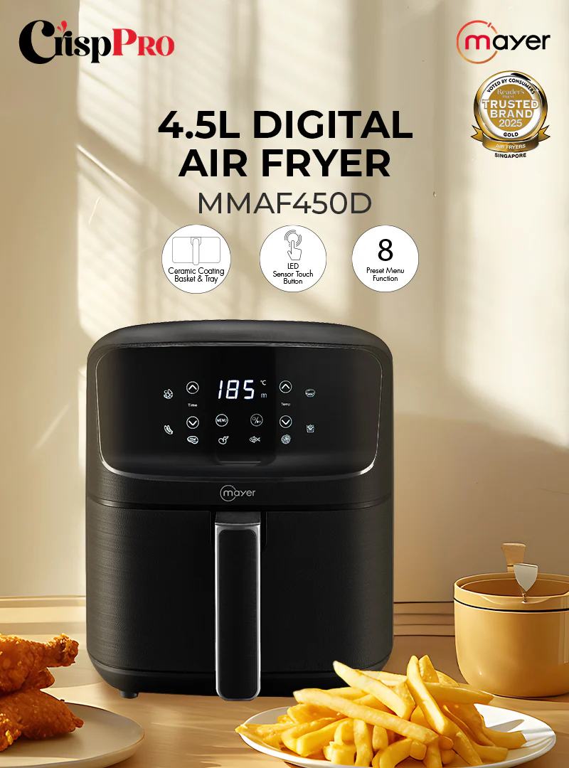 Mayer MMAF450D CrispPRO Digital Air Fryer 4.5L