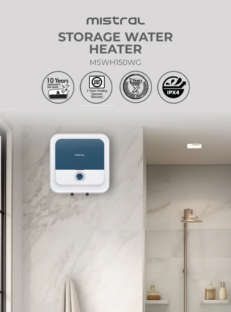 Mistral MSWH150WG Storage Water Heater 15L