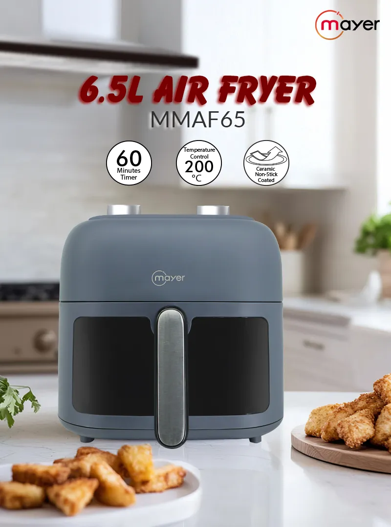 Mayer MMAF65 Ceramic Knob Control Air Fryer 6.5L