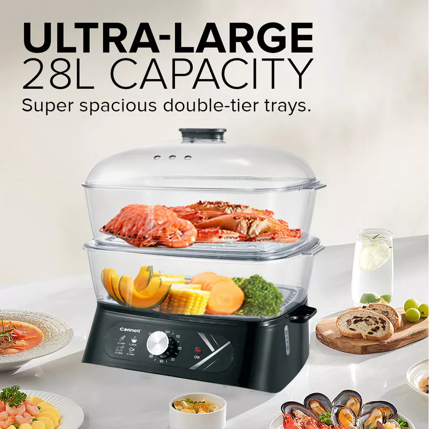 Cornell CFS208L 2 Tier Food Steamer 28L