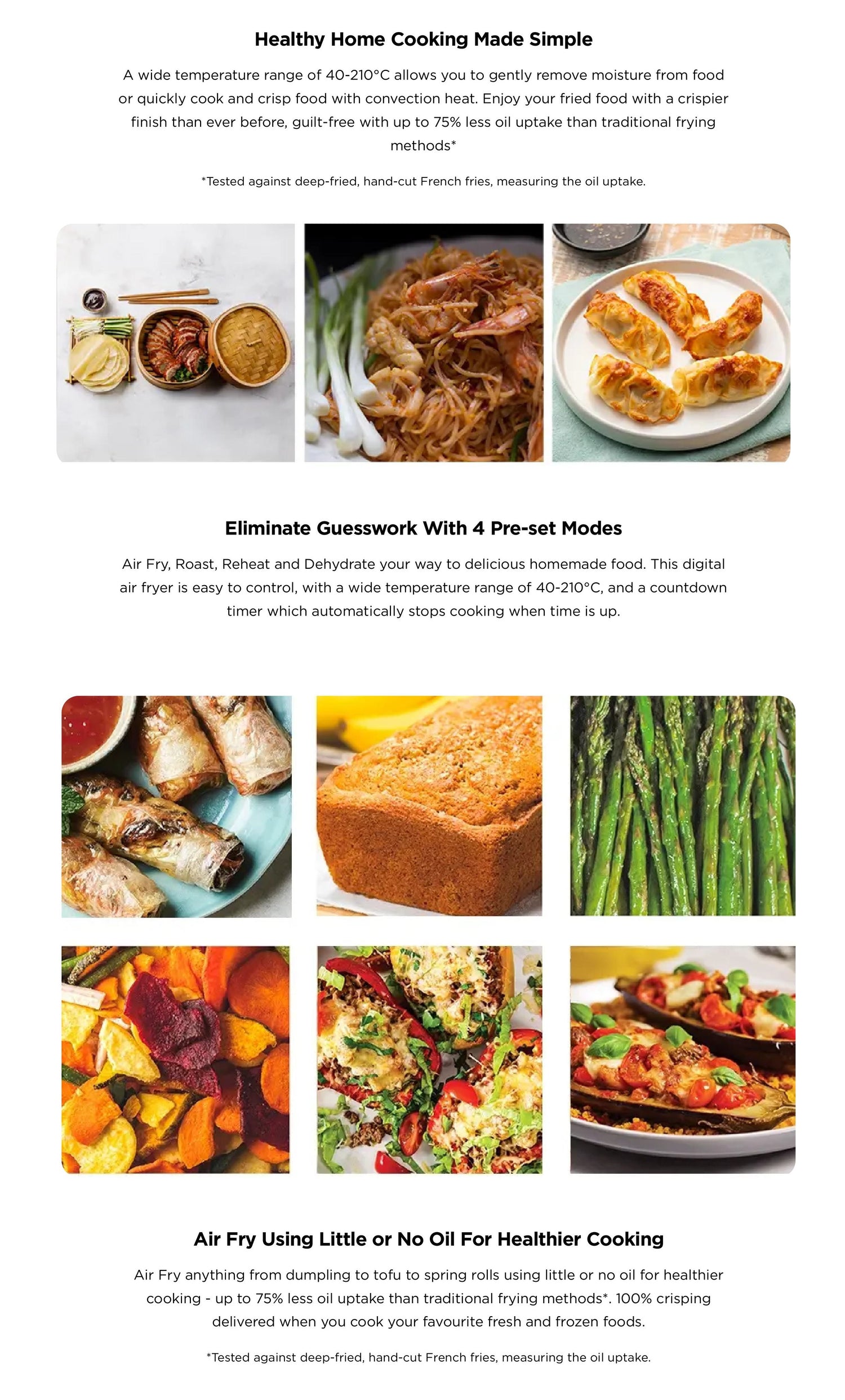 Ninja AF141 Air Fryer Pro 4.7L, AIRCRISP Technology, 4 programmable settings, Air Fry, Roast, Re-heat, Dehydrate