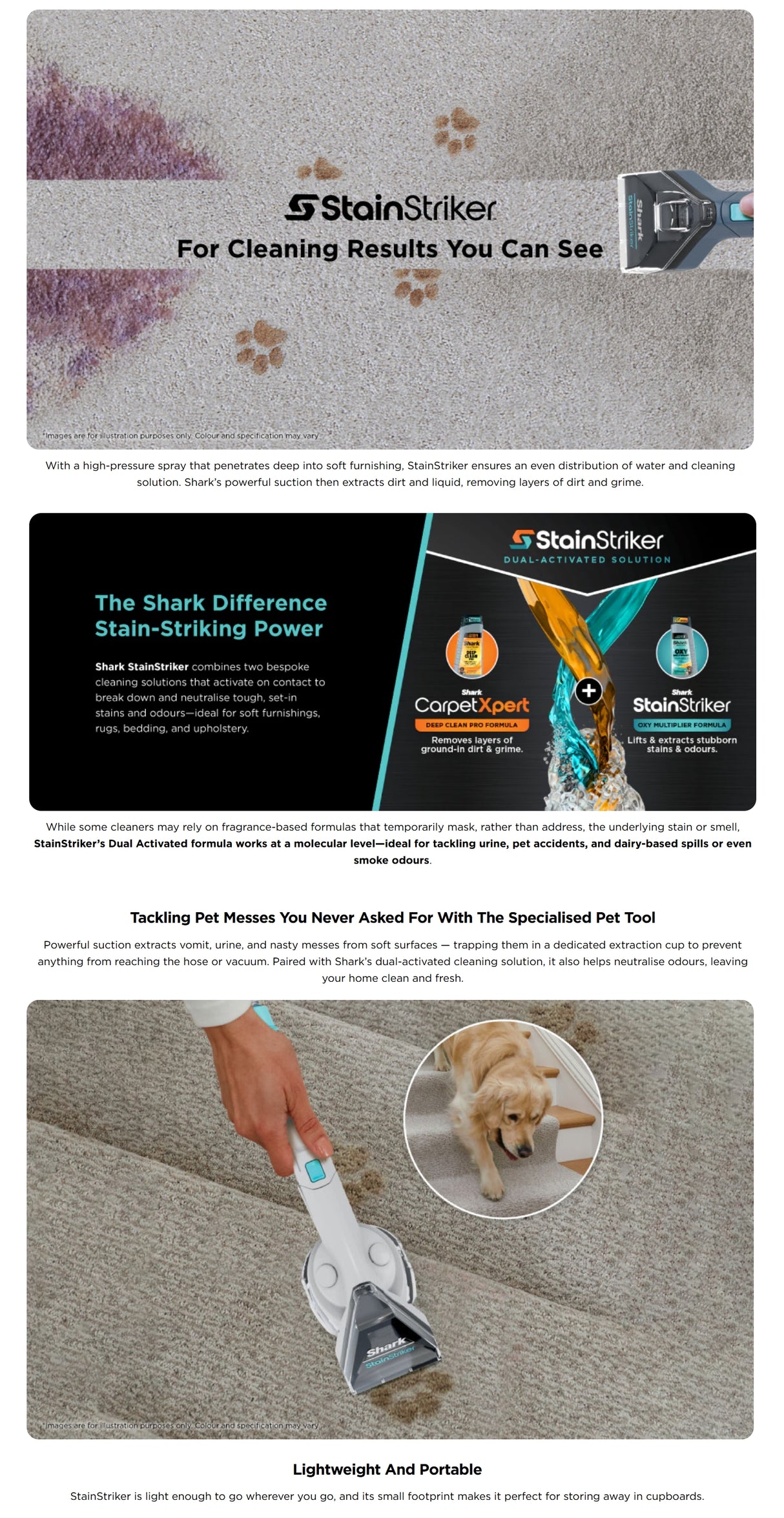 Shark PX200SMT | PX200 StainStriker Stain & Spot Vacuum Cleaner