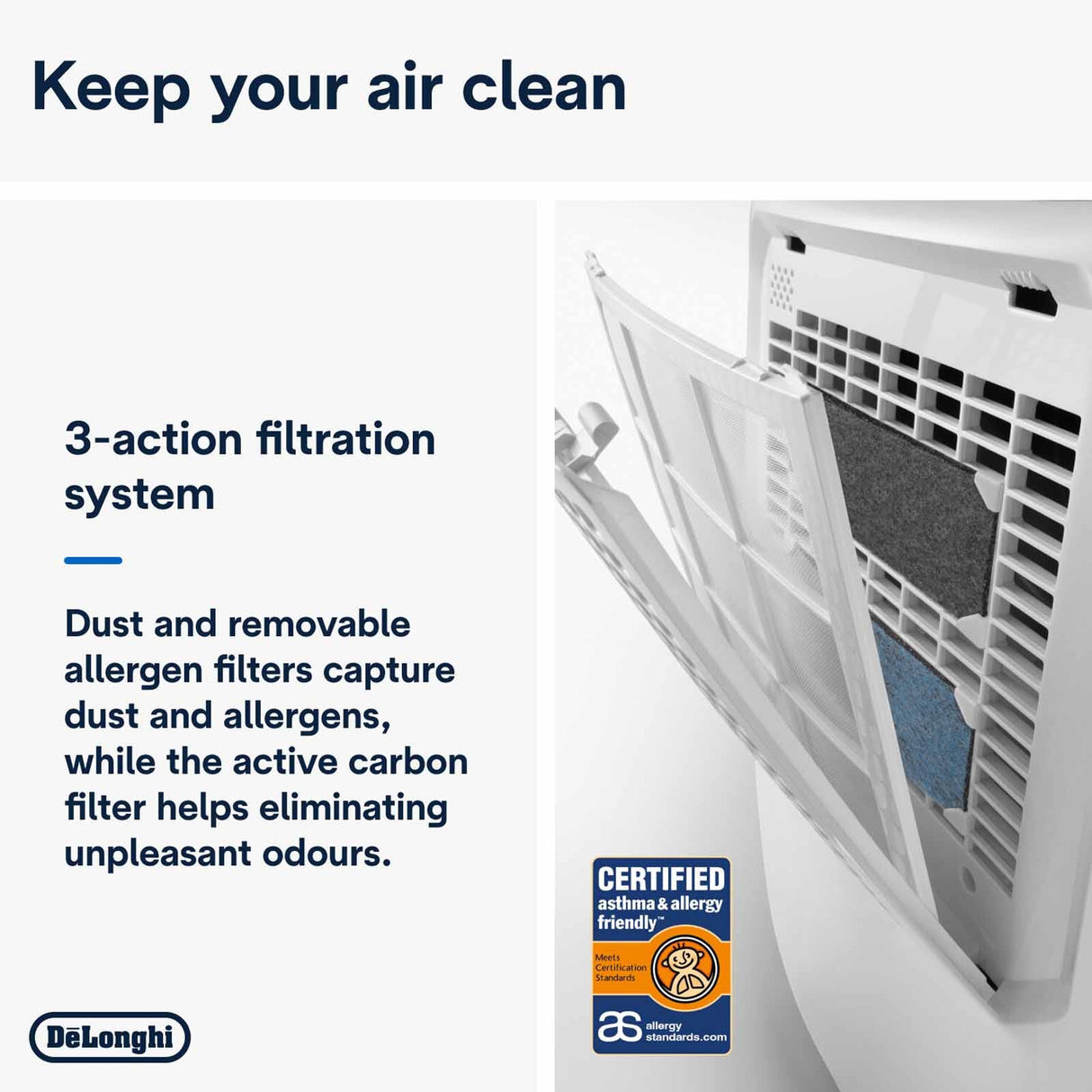 Delonghi DEXD214RF Tasciugo AriaDry Multi Dehumidifier