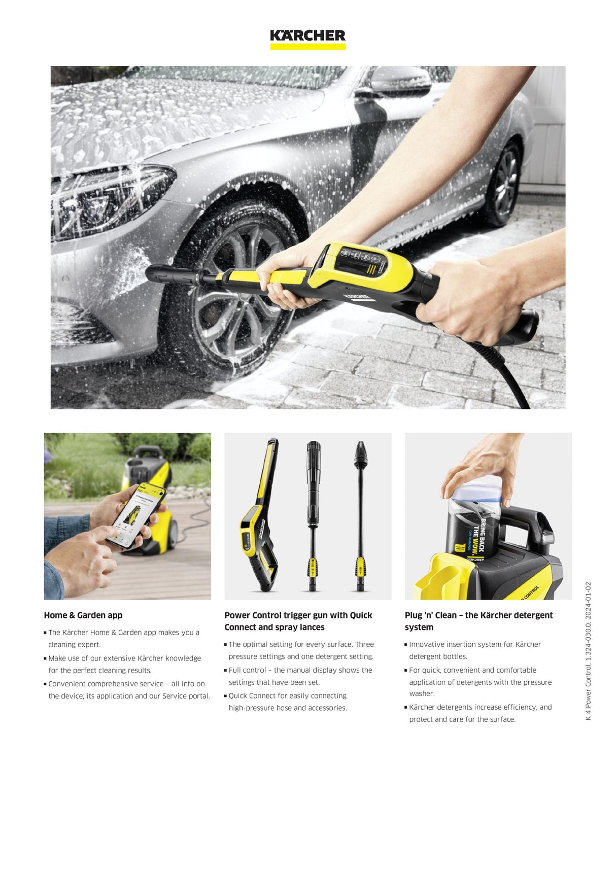 Karcher K4 Power Control High Pressure Washer