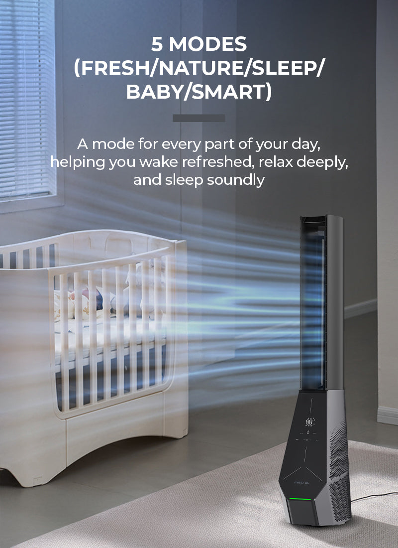 Mistral MBFAP4236DRW DC Blade Free Fan with Wifi & Remote 42 Inch