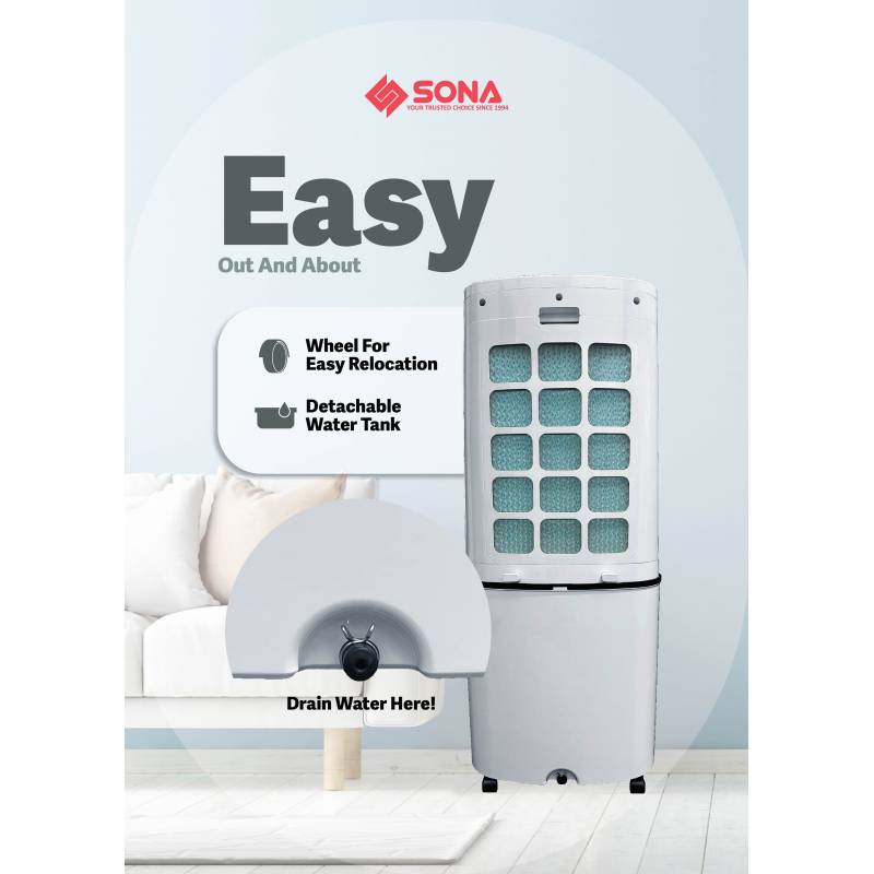 Sona SAC 6350 | SAC6350 Remote Air Cooler 50L