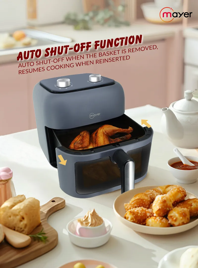 Mayer MMAF65 Ceramic Knob Control Air Fryer 6.5L