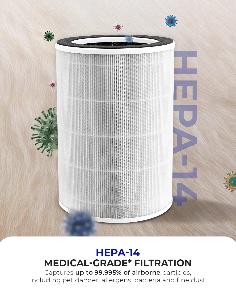 NNIO PET-PRO HEPA-14 Air Purifier for Pets