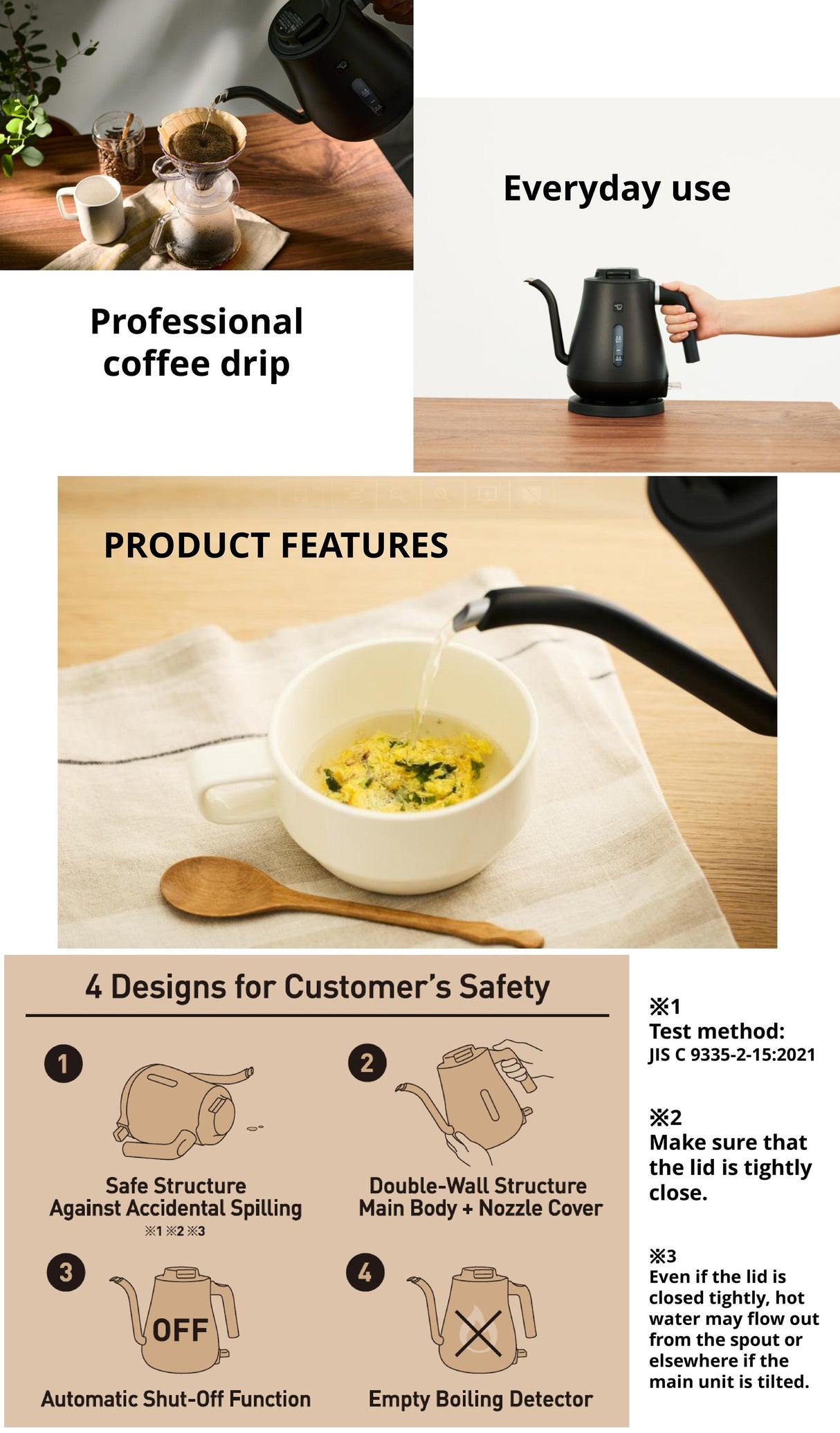 Zojirushi CK-LAQ08 Electric Drip Kettle 0.8L