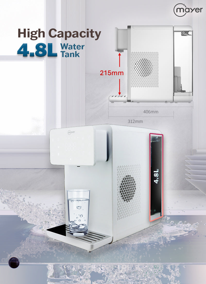 Mayer MMIWD48C Instant Hot and Cold Water Dispenser with Filter 4.8L