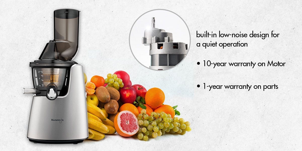 Kuvings NS-721| NS-721CBM2 WHOLE Slow Juicer - Made in Korea - 10 Years warranty on Motor