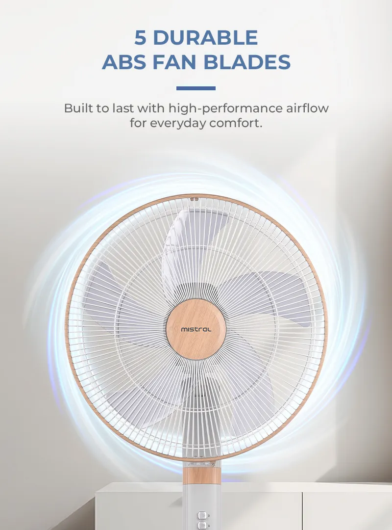 Mistral MSF1653D-WG DC Stand Fan 16 Inch