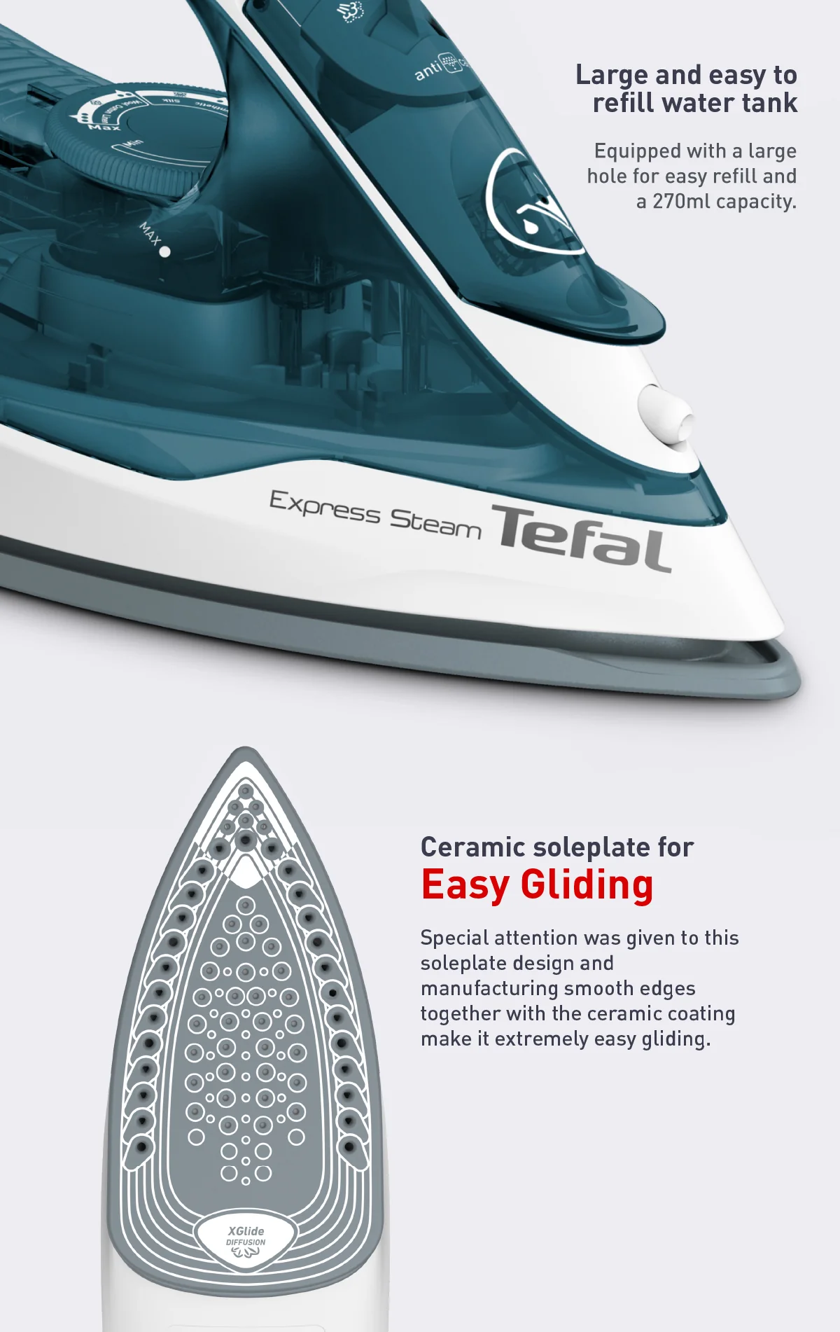 Tefal FV2831 Steam Iron Express Steam 2400W