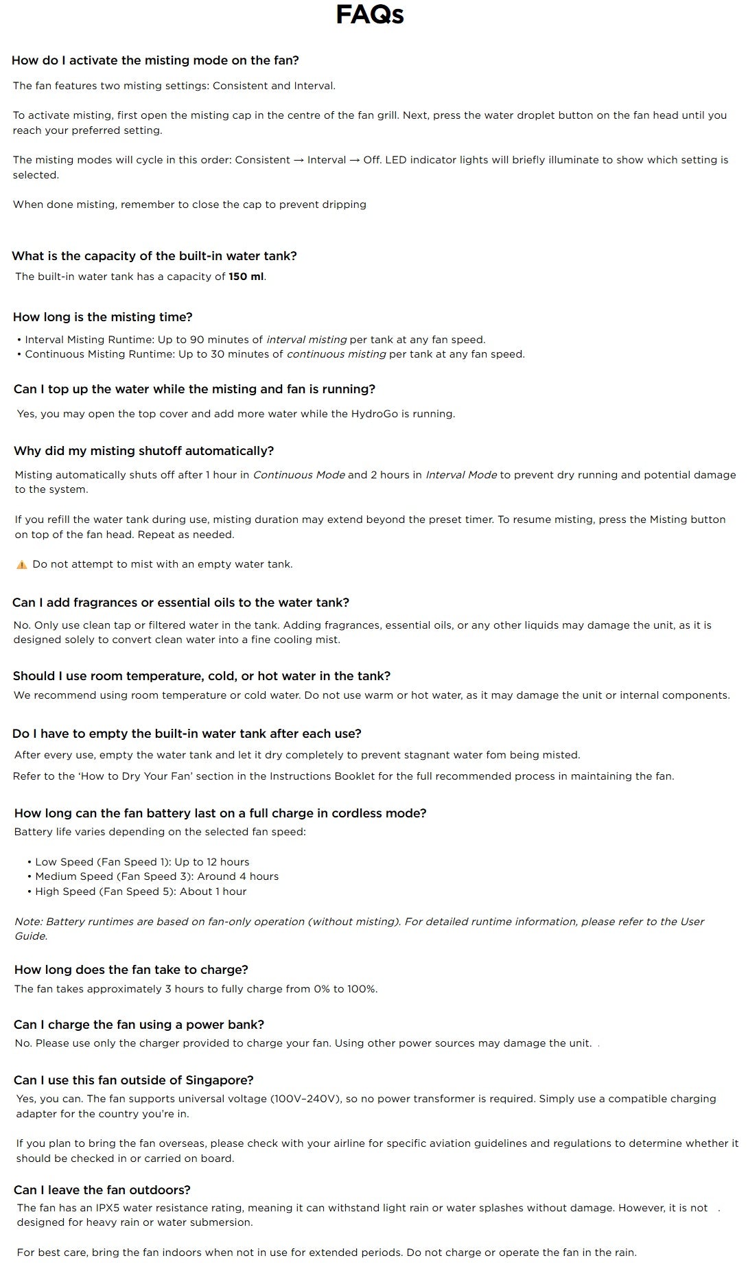 FREE NINJA THIRSTI BOTTLE Worth $59 - DW2401SM Random Color While stocks last - Shark FA050SM FlexBreeze HydroGo™ DC Portable Misting Fan - 4 Colors Available