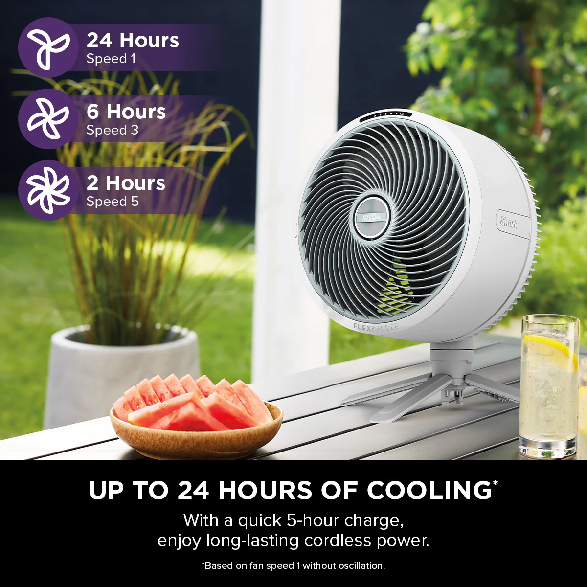 Shark FA221 FlexBreeze Cordless & Portable Fan