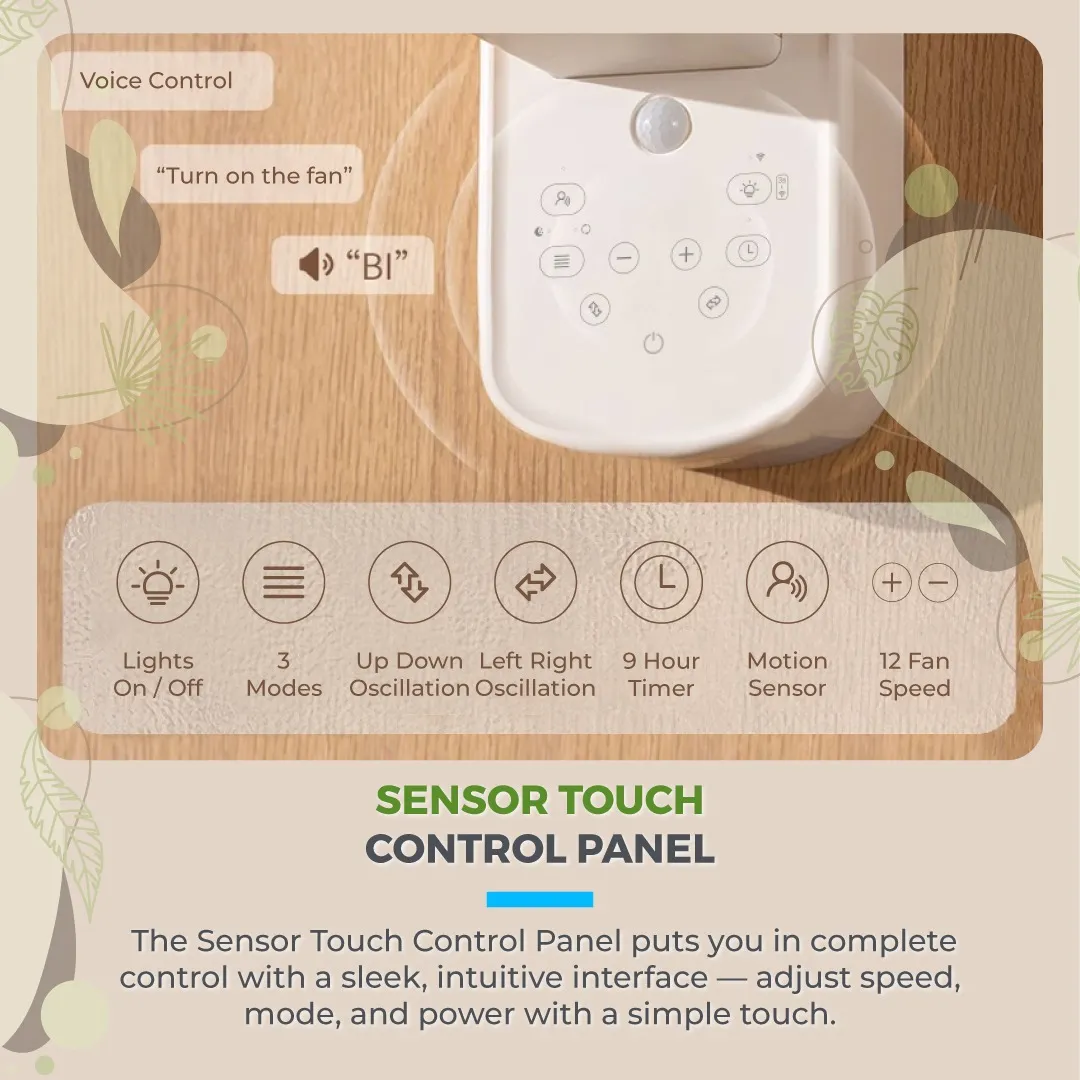 Mistral MWF1212DRW-G DC High Velocity Wall Fan with WIFI & Remote 12 Inch