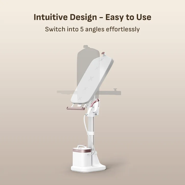 Tefal QT1811 IXEO Vision All-in-One Steaming Ironing Solution Garment Steamer - 5 Angle Tilt Board, No Burns