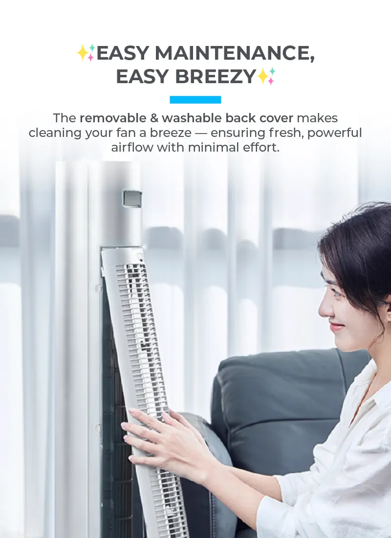 Mistral MFD3588DR DC Tower Fan with Remote Control 35 Inch