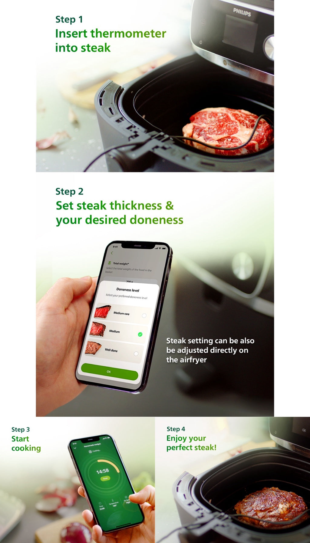 Philips HD9880/90 Airfryer Combi XXL Connected 7000 Series 8.3L