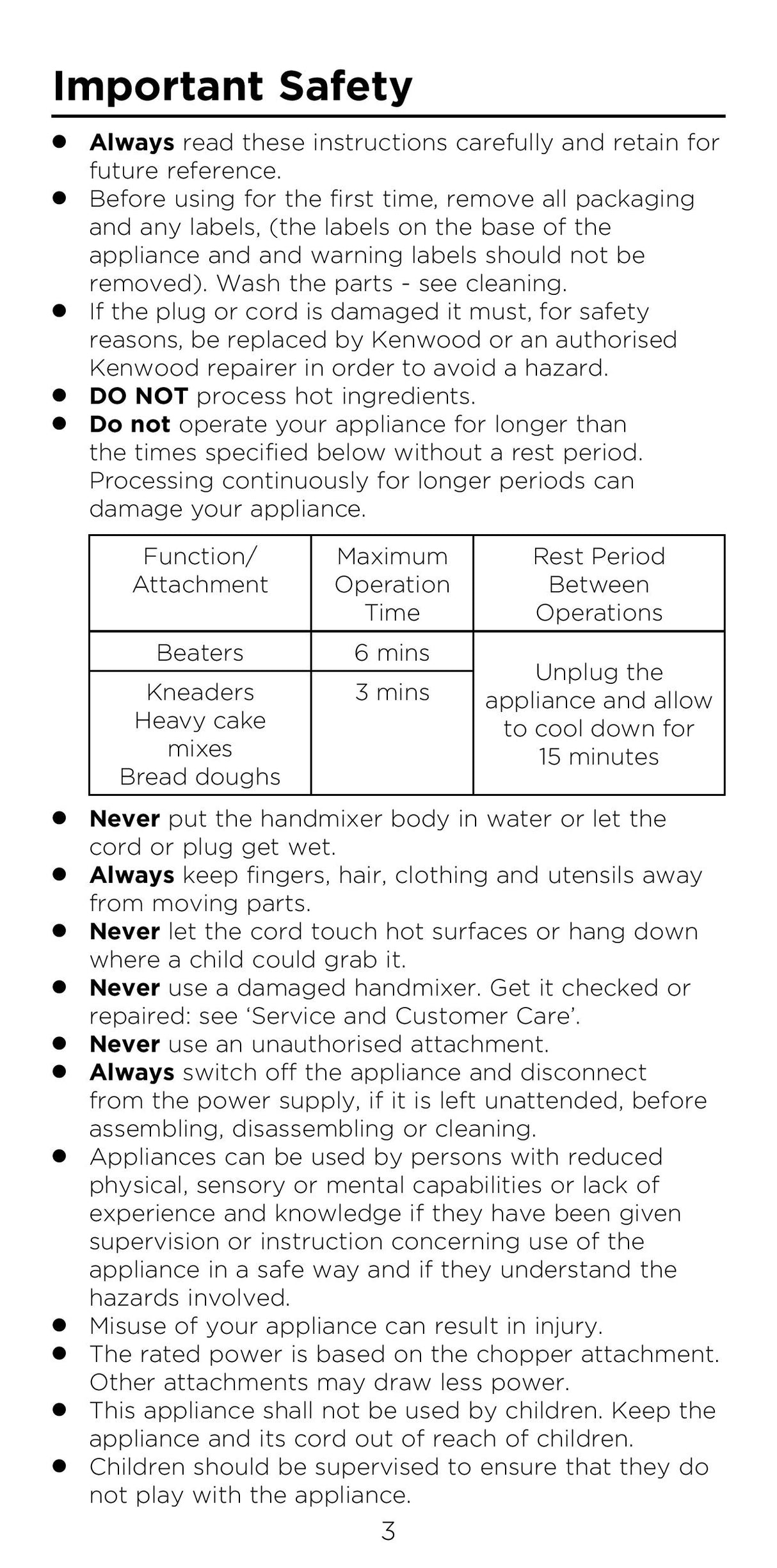 Kenwood HMP40.000GY QuickMix Go - Storm Blue Hand Mixer