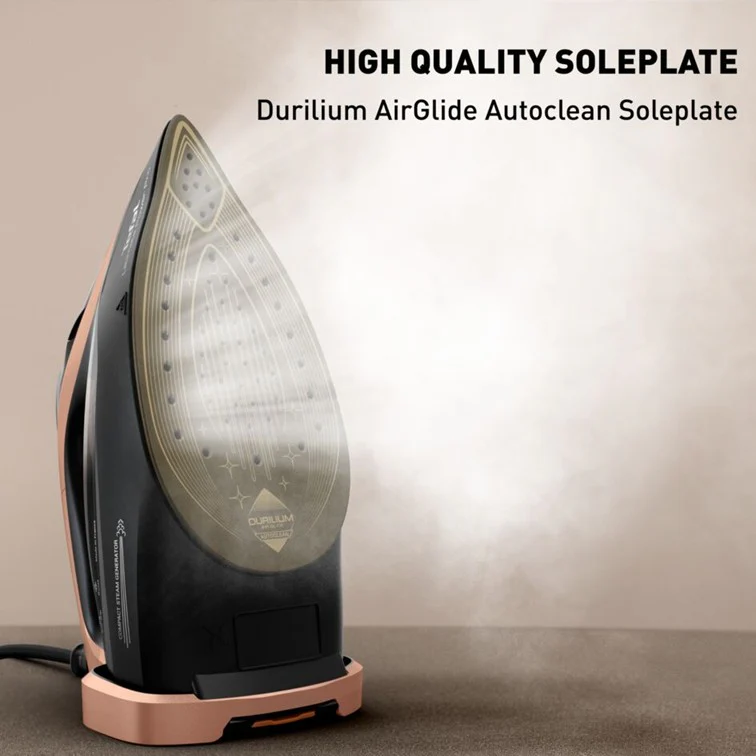 Tefal FV9E51 Ultimate Power Pro Steam Iron – 2990W, Durillium Airglide, AutoClean soleplate, Anti-drip, Made in France