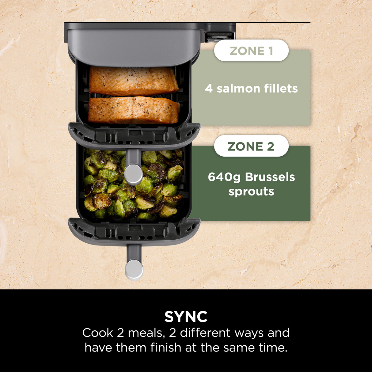 Ninja SL451SM | SL451 Double Stack XL Air Fryer 9.5L