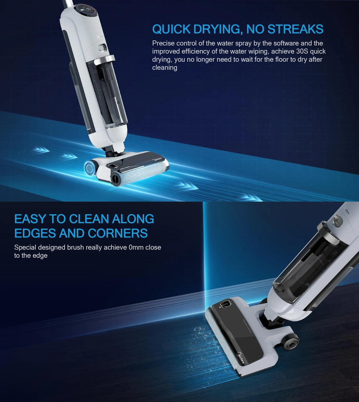 Midea MVC-X10 3 In 1 Floor Washer Cleaner