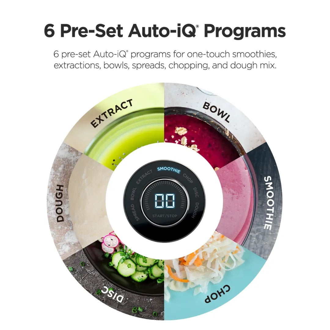 Ninja CB402 Foodi 5 in 1 Power Blender & Food Processor + XL Smoothie Maker & Nutrient Extraction Cup, 1200W motor