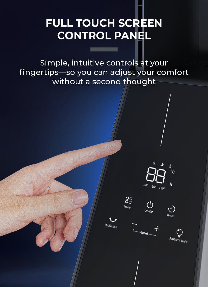 Mistral MBFAP4236DRW DC Blade Free Fan with Wifi & Remote 42 Inch