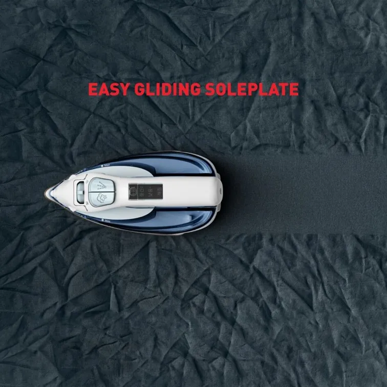 Tefal FV6230 Freemove Mini Cordless Steam Iron – Powerful 1650W, Lightweight, Portable, Smart Auto-Off, Anti-Drip, Anti-Scale