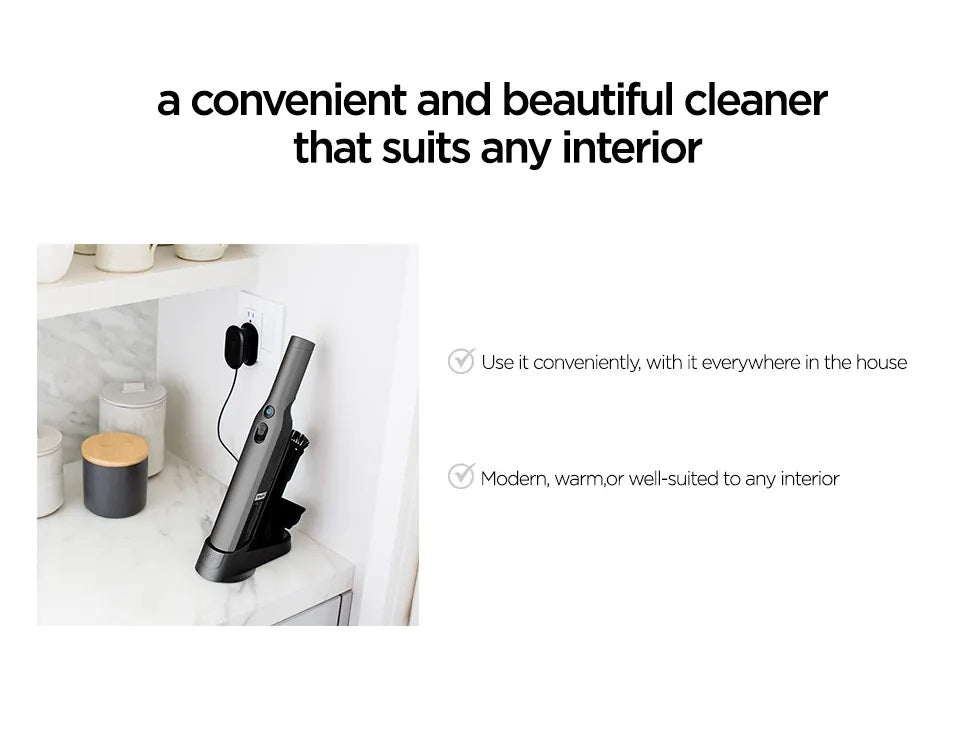 Shark WV203 | WV204 | WV205 | WV206 WANDVAC Cordless Handheld Vacuum, Lightweight, Powerful Suction, Duster/Crevice & Multi-Surface Tools - 4 Color Available