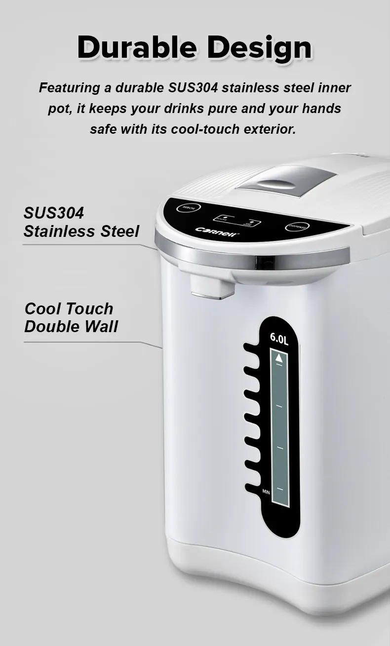 Cornell CTP-S60WH Thermo Pot 6L