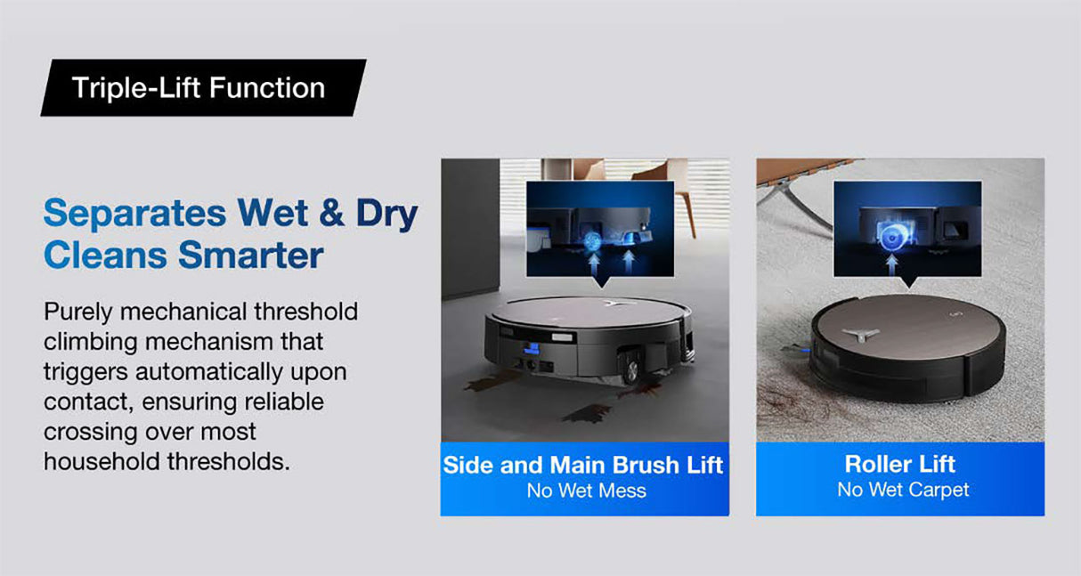 FREE 1 x Cleaning Solution + 1 x Antibacterial Buddy Kit - ECOVACS Deebot X11 OmniCyclone DEX99-1 Robotic Vacuum Cleaner