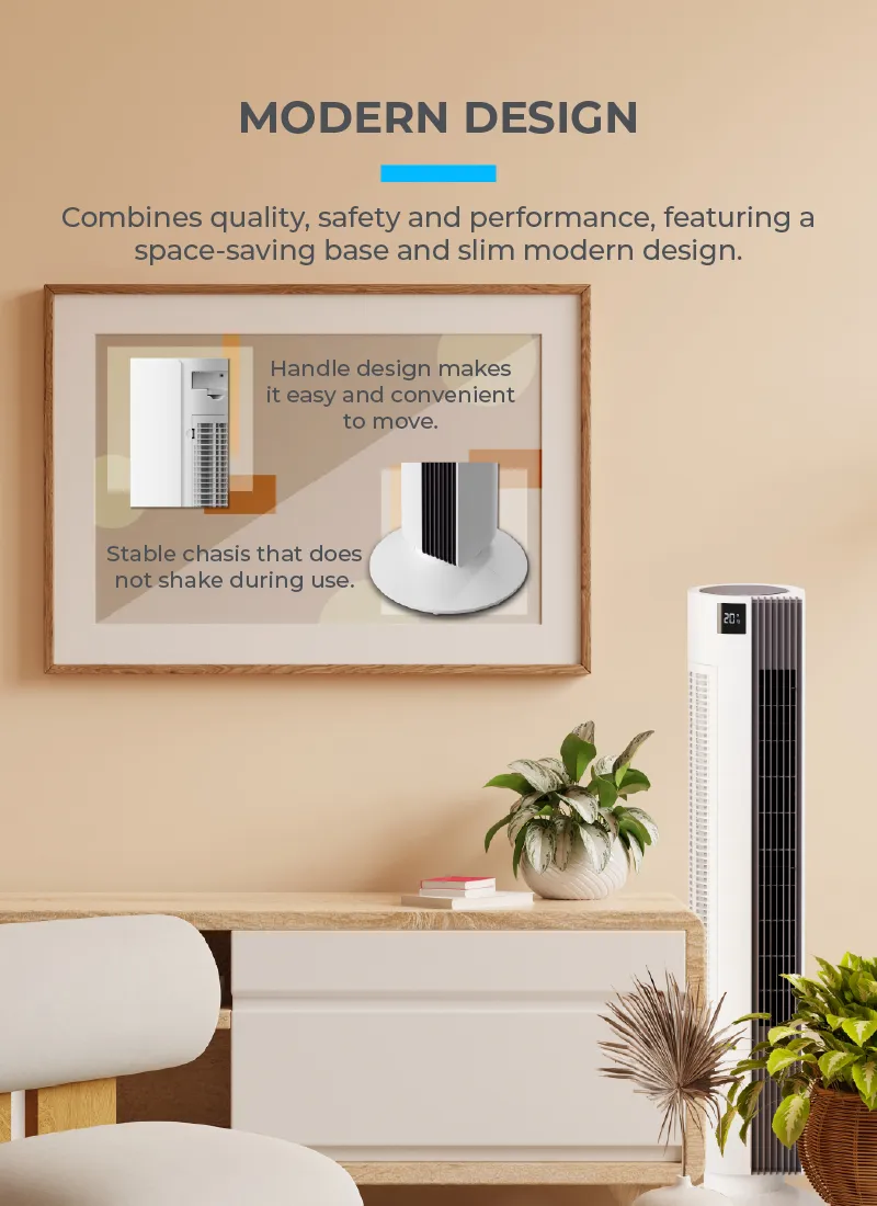 Mistral MFD3588DR DC Tower Fan with Remote Control 35 Inch