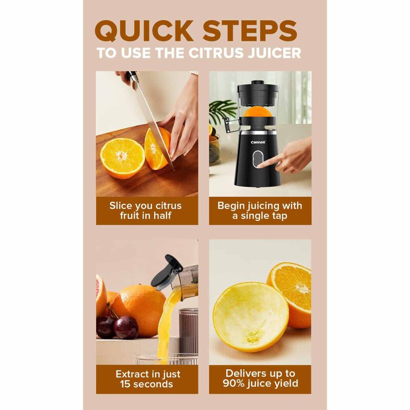 Cornell CJS45BK Citrus Juicer