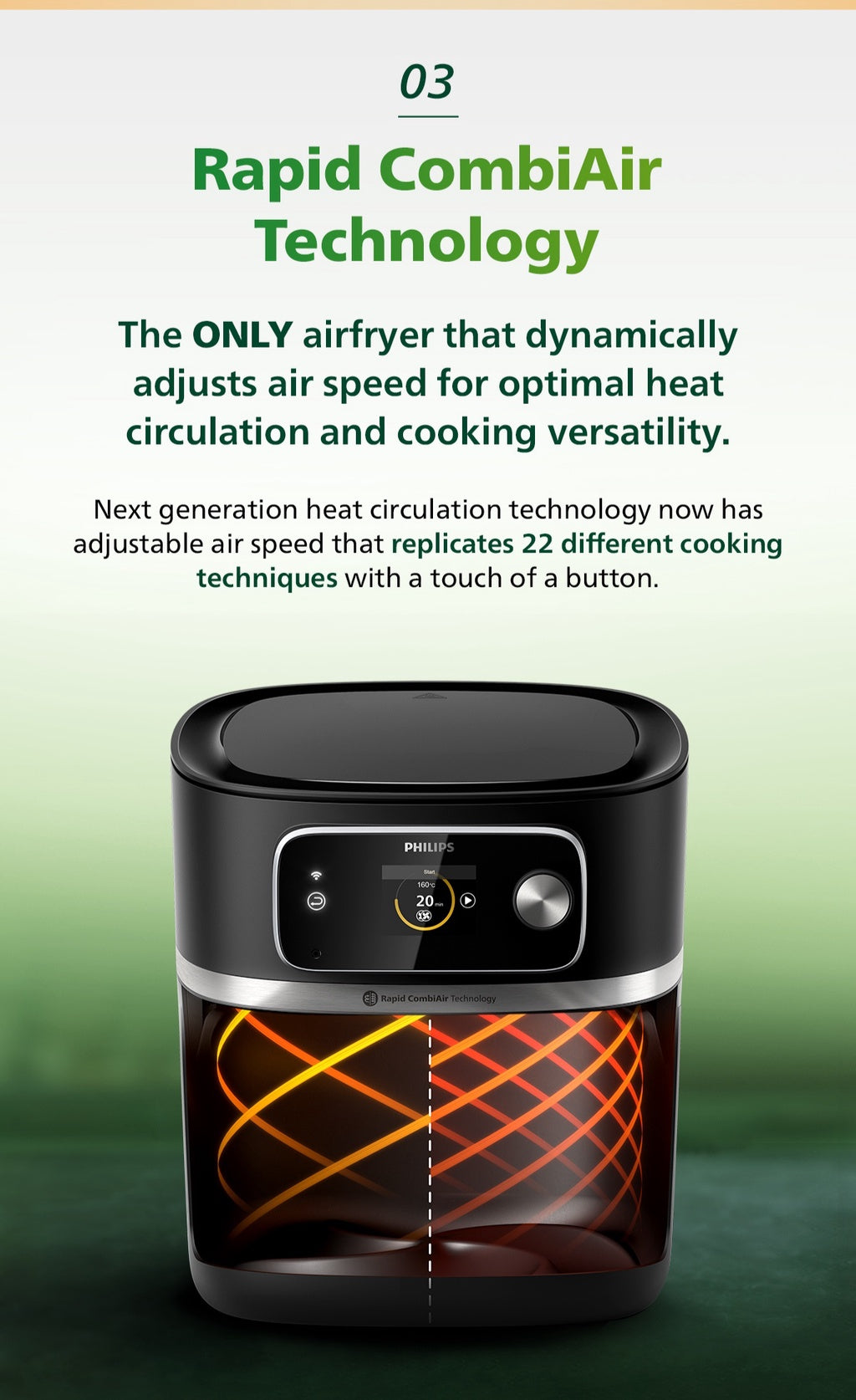 Philips HD9880/90 Airfryer Combi XXL Connected 7000 Series 8.3L