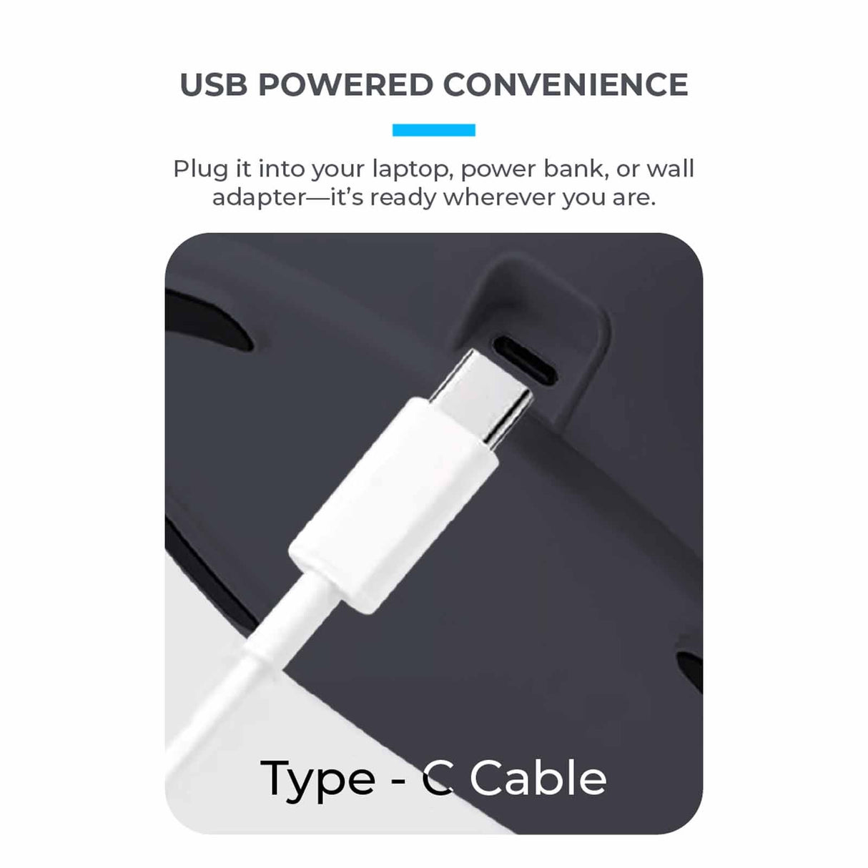 Mistral MRF700 AirZee Plus Rechargeable Foldable USB Fan with Moodlight 6 Inch