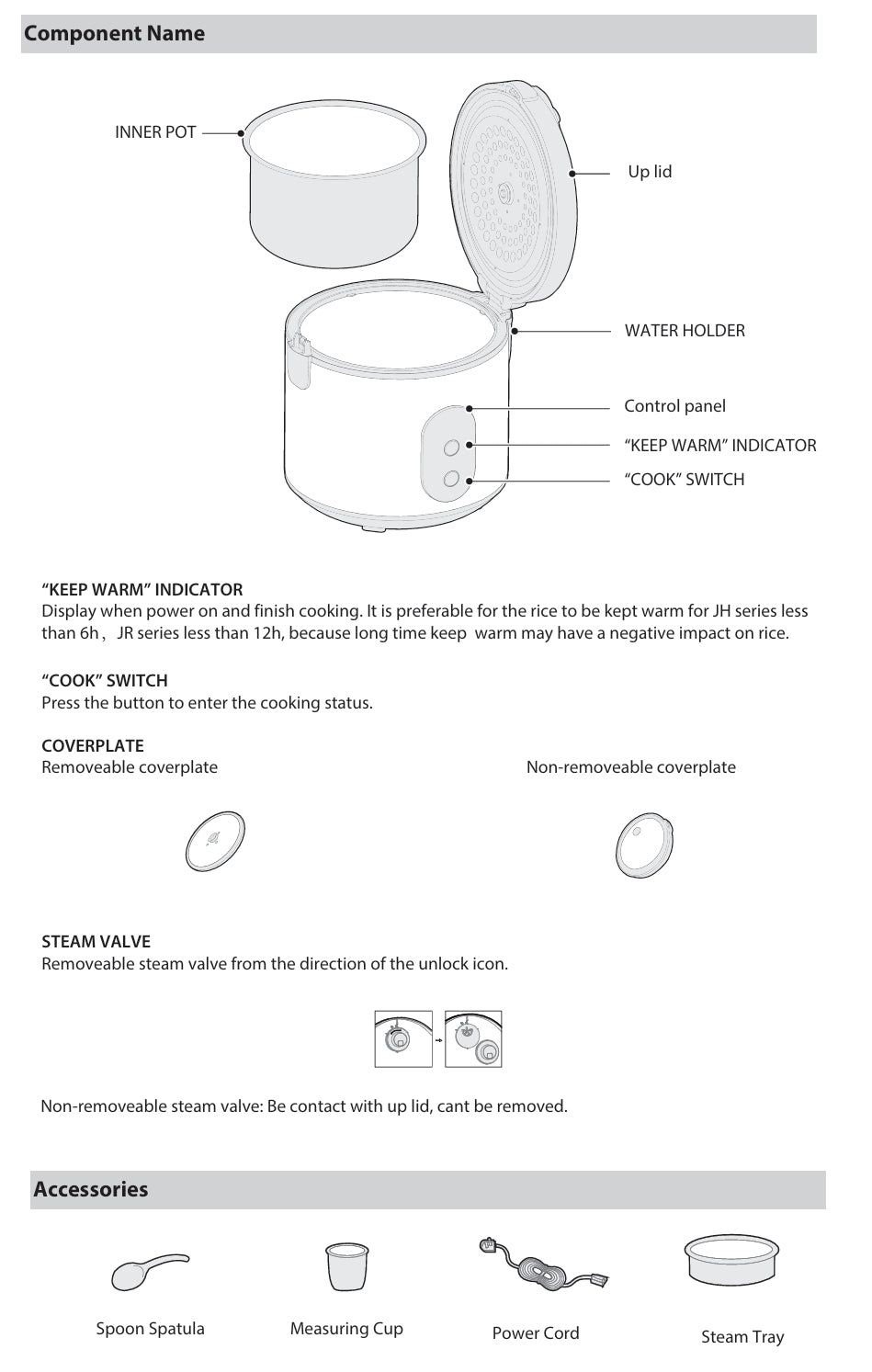 Toshiba RC-18JR1USG(N) Intelligent Rice Cooker 1.8L