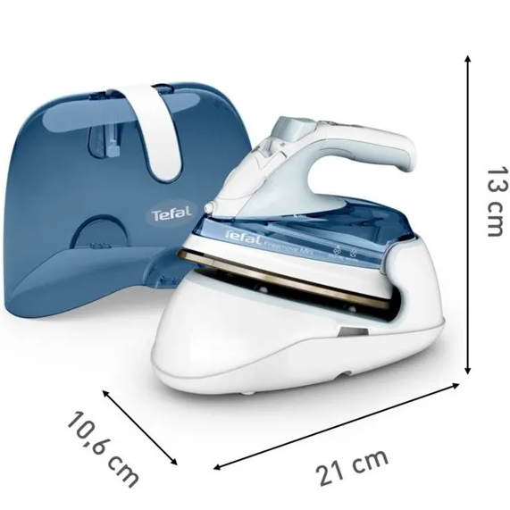 Tefal FV6230 Freemove Mini Cordless Steam Iron – Powerful 1650W, Lightweight, Portable, Smart Auto-Off, Anti-Drip, Anti-Scale