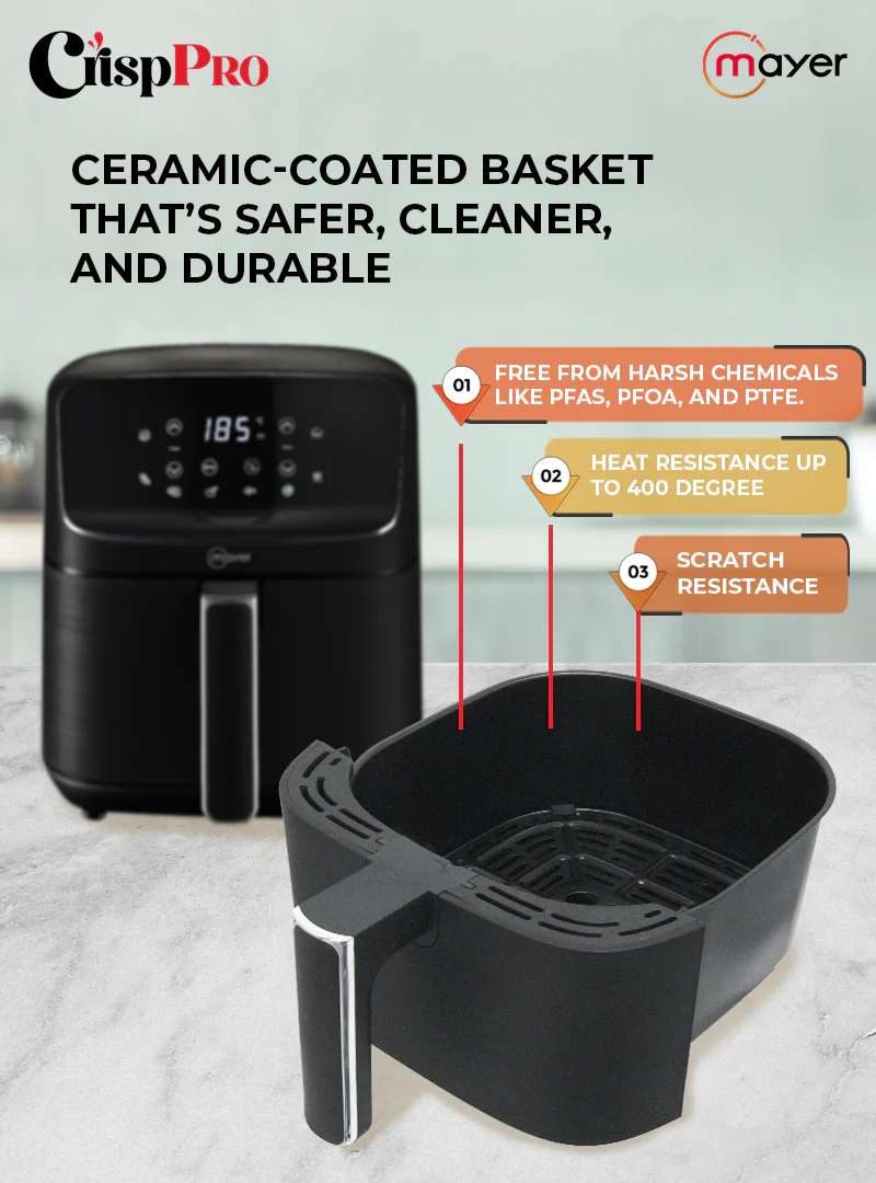 Mayer MMAF450D CrispPRO Digital Air Fryer 4.5L