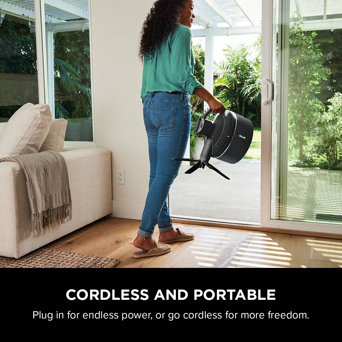 Shark FA221 FlexBreeze Cordless & Portable Fan