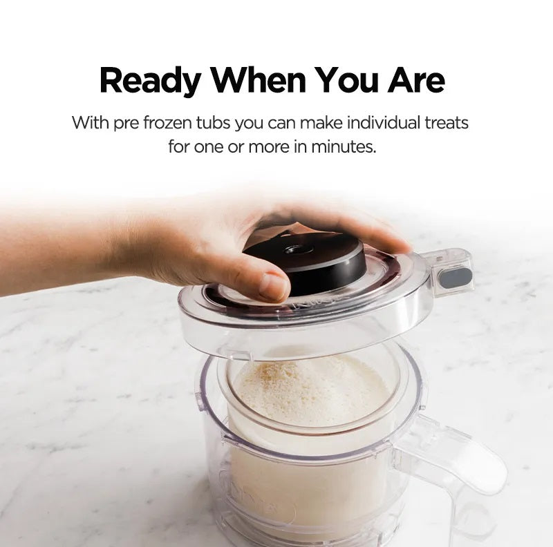 Ninja NC300 CREAMi Ice Cream & Dessert Maker, 3 Tubs, 7 Programs: Gelato, Sorbet, Smoothie Bowl, Milkshakes & more